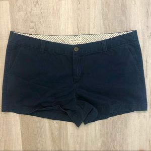 Merona khaki navy blue shorts